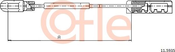 Cofle 92.11.5935 - Trose, Stāvbremžu sistēma autodraugiem.lv