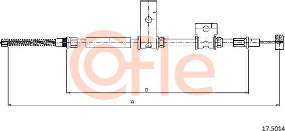Cofle 92.17.5014 - Trose, Stāvbremžu sistēma autodraugiem.lv