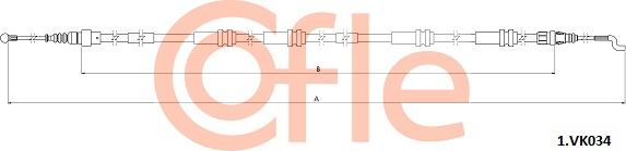 Cofle 92.1.VK034 - Trose, Stāvbremžu sistēma autodraugiem.lv