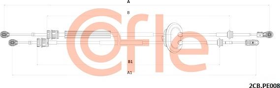Cofle 92.2CB.PE008 - Trose, Mehāniskā pārnesumkārba autodraugiem.lv