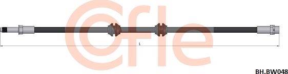 Cofle 92.BH.BW048 - Bremžu šļūtene autodraugiem.lv