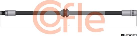 Cofle 92.BH.BW081 - Bremžu šļūtene autodraugiem.lv