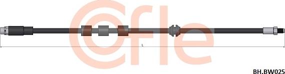Cofle 92.BH.BW025 - Bremžu šļūtene autodraugiem.lv