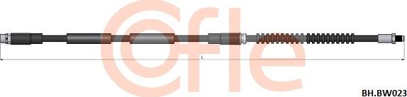 Cofle 92.BH.BW023 - Bremžu šļūtene autodraugiem.lv