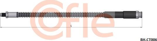 Cofle 92.BH.CT006 - Bremžu šļūtene autodraugiem.lv