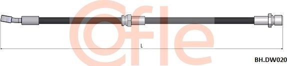 Cofle 92.BH.DW020 - Bremžu šļūtene autodraugiem.lv