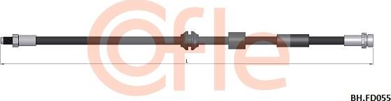 Cofle 92.BH.FD055 - Bremžu šļūtene autodraugiem.lv