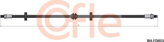Cofle 92.BH.FD051 - Bremžu šļūtene autodraugiem.lv