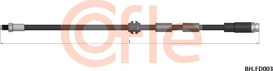 Cofle 92.BH.FD003 - Bremžu šļūtene autodraugiem.lv