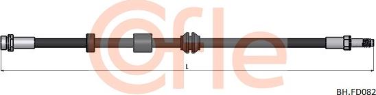Cofle 92.BH.FD082 - Bremžu šļūtene autodraugiem.lv