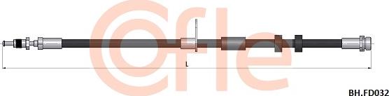 Cofle 92.BH.FD032 - Bremžu šļūtene autodraugiem.lv