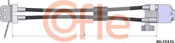 Cofle 92.BH.FD176 - Bremžu šļūtene autodraugiem.lv