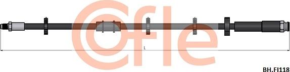 Cofle 92.BH.FI118 - Bremžu šļūtene autodraugiem.lv