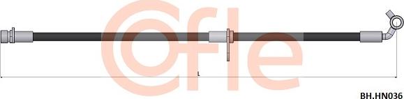 Cofle 92.BH.HN036 - Bremžu šļūtene autodraugiem.lv