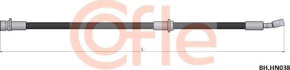 Cofle 92.BH.HN038 - Bremžu šļūtene autodraugiem.lv
