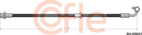 Cofle 92.BH.HN027 - Bremžu šļūtene autodraugiem.lv
