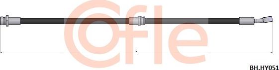 Cofle 92.BH.HY051 - Bremžu šļūtene autodraugiem.lv