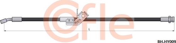 Cofle 92.BH.HY009 - Bremžu šļūtene autodraugiem.lv