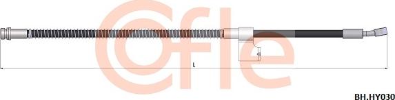 Cofle 92.BH.HY030 - Bremžu šļūtene autodraugiem.lv