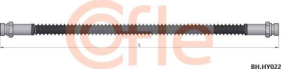 Cofle 92.BH.HY022 - Bremžu šļūtene autodraugiem.lv