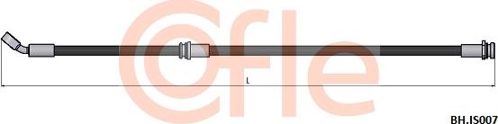 Cofle 92.BH.IS007 - Bremžu šļūtene autodraugiem.lv