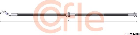 Cofle 92.BH.MA010 - Bremžu šļūtene autodraugiem.lv