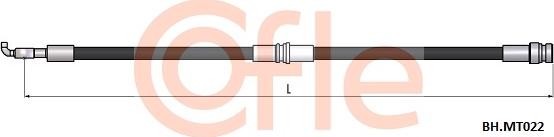 Cofle 92.BH.MT022 - Bremžu šļūtene autodraugiem.lv