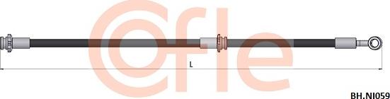 Cofle 92.BH.NI059 - Bremžu šļūtene autodraugiem.lv