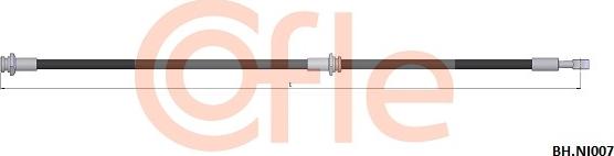 Cofle 92.BH.NI007 - Bremžu šļūtene autodraugiem.lv