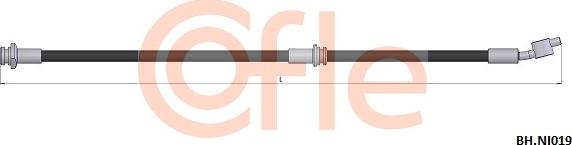 Cofle 92.BH.NI019 - Bremžu šļūtene autodraugiem.lv