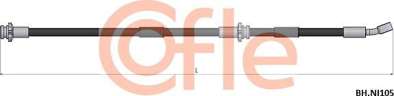 Cofle 92.BH.NI105 - Bremžu šļūtene autodraugiem.lv