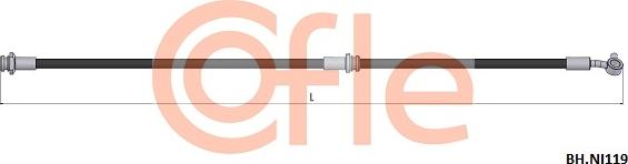 Cofle 92.BH.NI119 - Bremžu šļūtene autodraugiem.lv