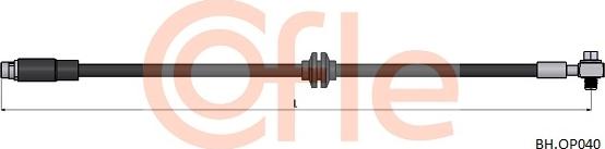 Cofle 92.BH.OP040 - Bremžu šļūtene autodraugiem.lv
