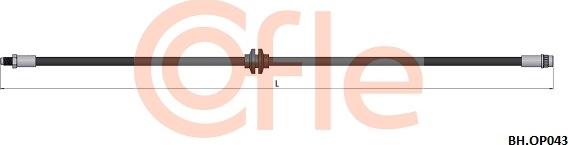 Cofle 92.BH.OP043 - Bremžu šļūtene autodraugiem.lv