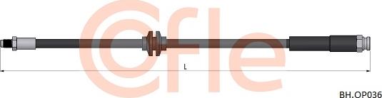 Cofle 92.BH.OP036 - Bremžu šļūtene autodraugiem.lv