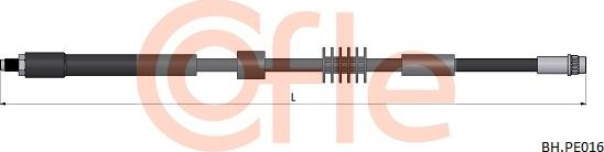 Cofle 92.BH.PE016 - Bremžu šļūtene autodraugiem.lv