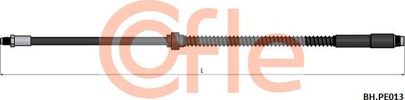 Cofle 92.BH.PE013 - Bremžu šļūtene autodraugiem.lv