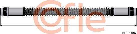 Cofle 92.BH.PE087 - Bremžu šļūtene autodraugiem.lv