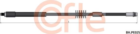 Cofle 92.BH.PE025 - Bremžu šļūtene autodraugiem.lv
