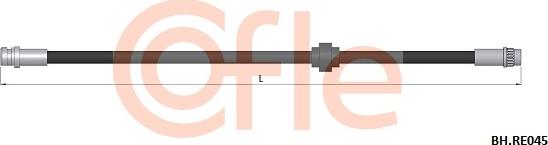 Cofle 92.BH.RE045 - Bremžu šļūtene autodraugiem.lv
