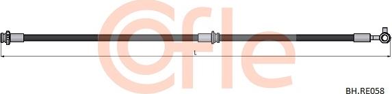 Cofle 92.BH.RE058 - Bremžu šļūtene autodraugiem.lv