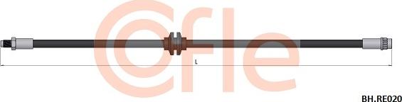 Cofle 92.BH.RE020 - Bremžu šļūtene autodraugiem.lv