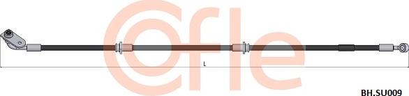 Cofle 92.BH.SU009 - Bremžu šļūtene autodraugiem.lv