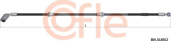 Cofle 92.BH.SU012 - Bremžu šļūtene autodraugiem.lv