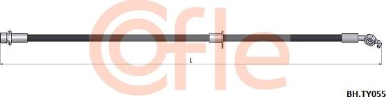 Cofle 92.BH.TY055 - Bremžu šļūtene autodraugiem.lv