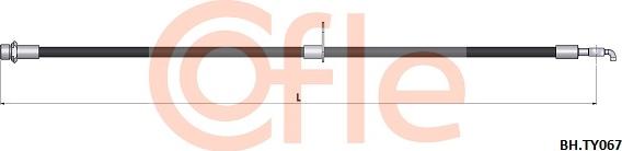 Cofle 92.BH.TY067 - Bremžu šļūtene autodraugiem.lv