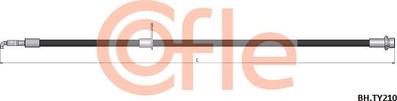 Cofle 92.BH.TY210 - Bremžu šļūtene autodraugiem.lv