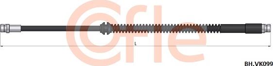 Cofle 92.BH.VK099 - Bremžu šļūtene autodraugiem.lv
