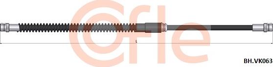 Cofle 92.BH.VK063 - Bremžu šļūtene autodraugiem.lv