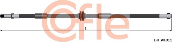 Cofle 92.BH.VK011 - Bremžu šļūtene autodraugiem.lv